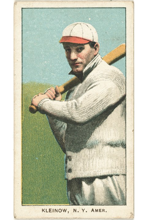 1909-11 T206 Red Kleinow (New York - With Bat), New York Highlanders (front)