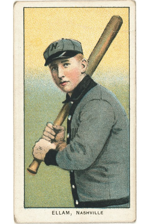 1909-11 T206 Roy Ellam, Nashville Volunteers (front)
