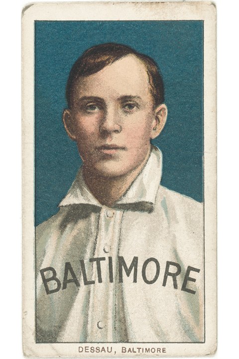 1909-11 T206 Rube Dessau, Baltimore Orioles (front)