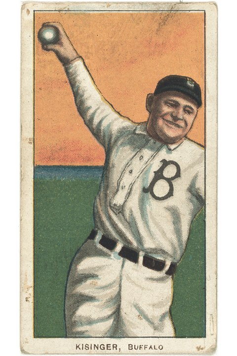 1909-11 T206 Rube Kisinger, Buffalo Bisons (front)