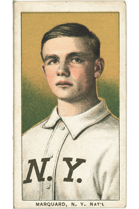 1909-11 T206 Rube Marquard (Portrait), New York Giants (front)