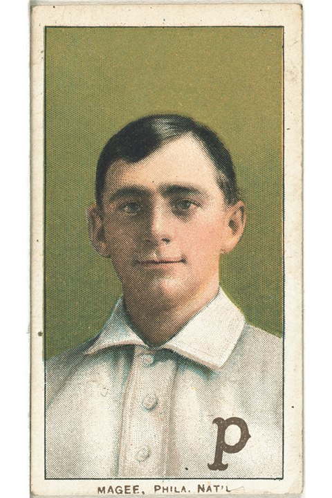 1909-11 T206 Sherry Magee (Portrait), Philadelphia Phillies (front)