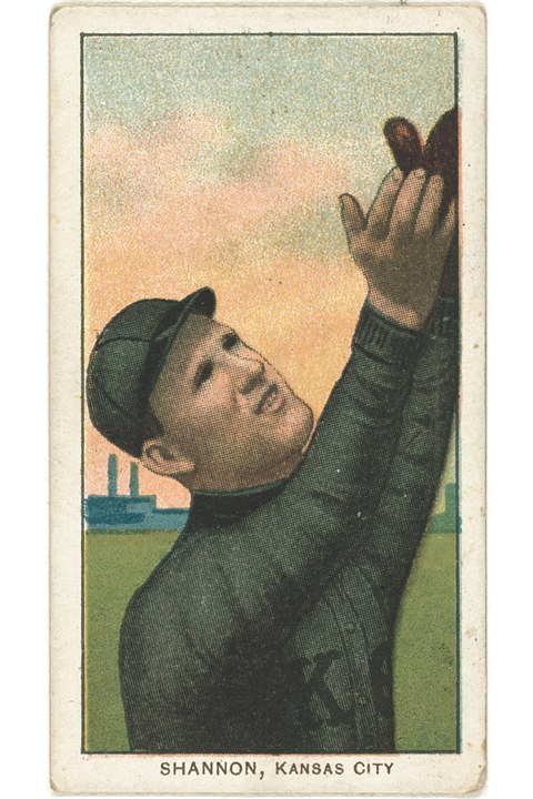 1909-11 T206 Spike Shannon, Kansas City Blues (front)