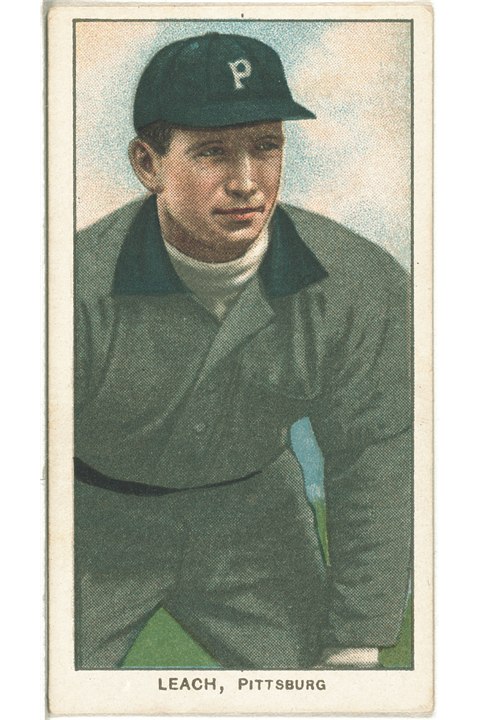 1909-11 T206 Tommy Leach (Bending Over), Pittsburgh Pirates (front)