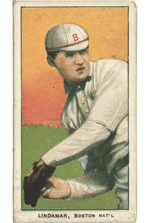 1909-11 T206 Vive Lindaman, Boston Doves (front)
