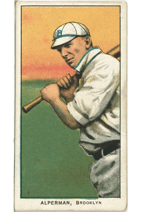 1909-11 T206 Whitey Alperman, Brooklyn Superbas (front)