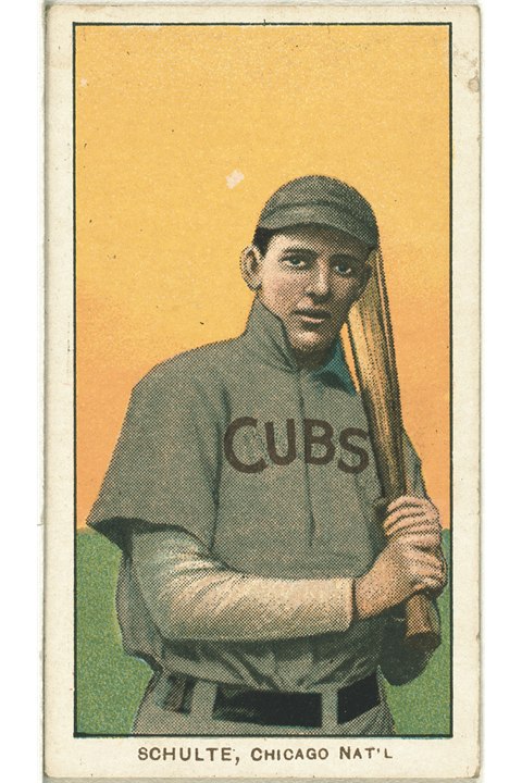 1909-11 T206 Wildfire Schulte (Front View), Chicago Cubs (front)