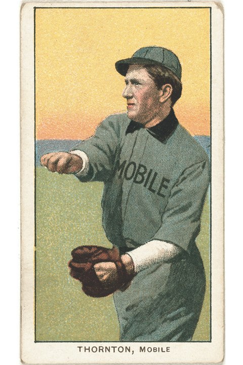 1909-11 T206 Woodie Thornton, Mobile Sea Gulls (front)