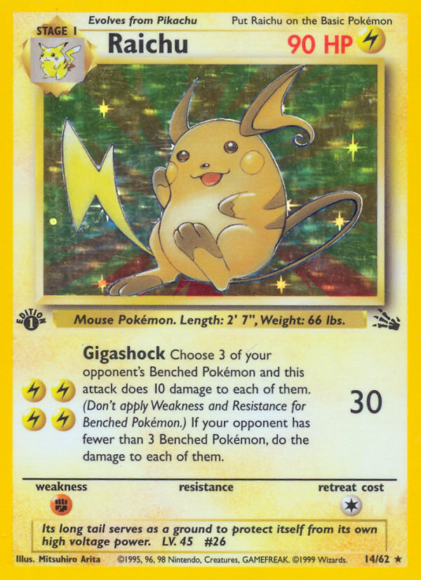 Raichu 1st Edition
