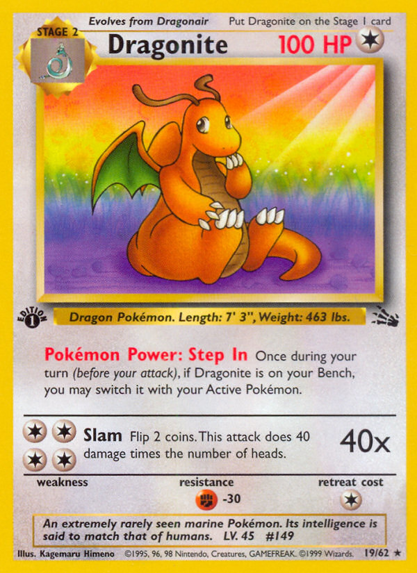 Dragonite 1st Edition