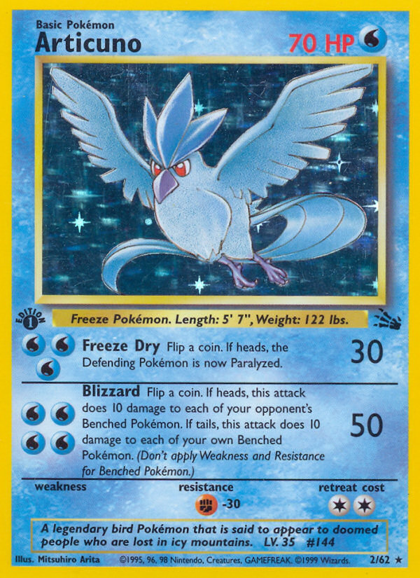 Articuno 1st Edition