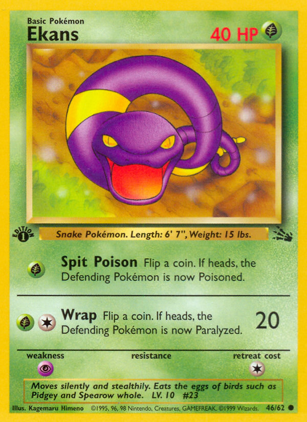 Ekans 1st Edition