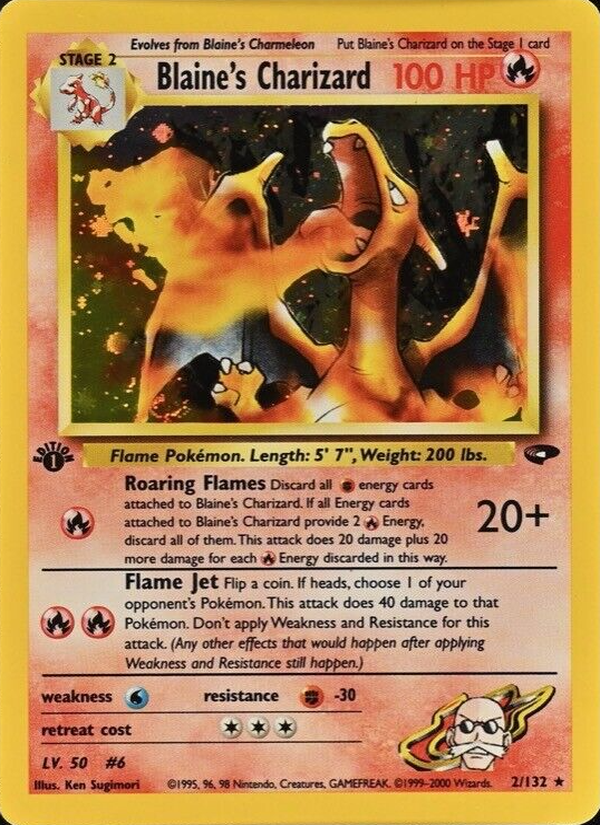 Blaine's Charizard Gym Challenge #2/132