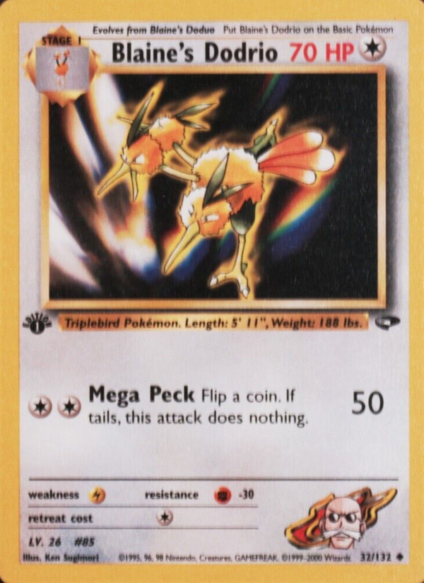 Blaine's Dodrio 1st Edition