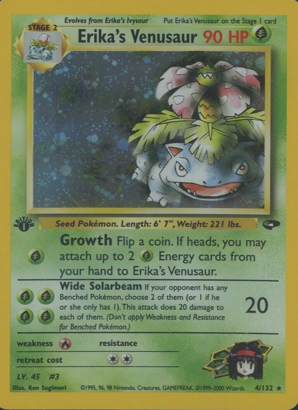 Erika's Venusaur 1st Edition