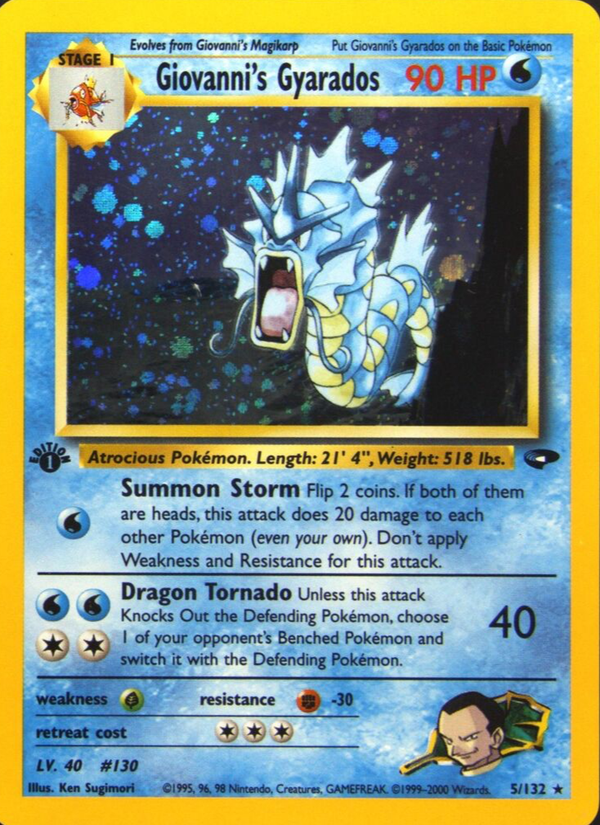 Giovanni's Gyarados Gym Challenge #5/132