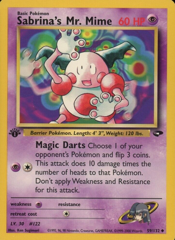 Sabrina's Mr. Mime 1st Edition