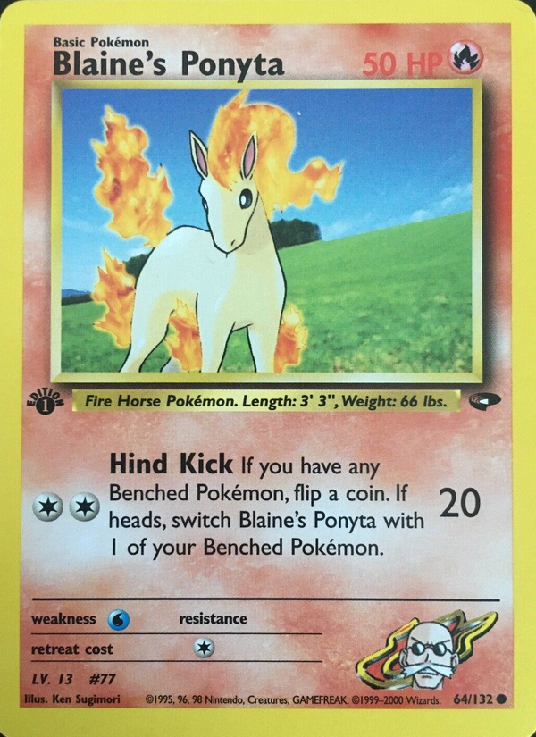 Blaine's Ponyta Gym Challenge #64/132