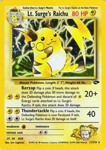 Lt. Surge's Raichu Unlimited