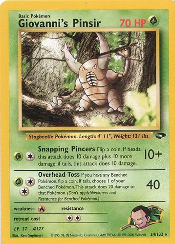 Giovanni's Pinsir Unlimited