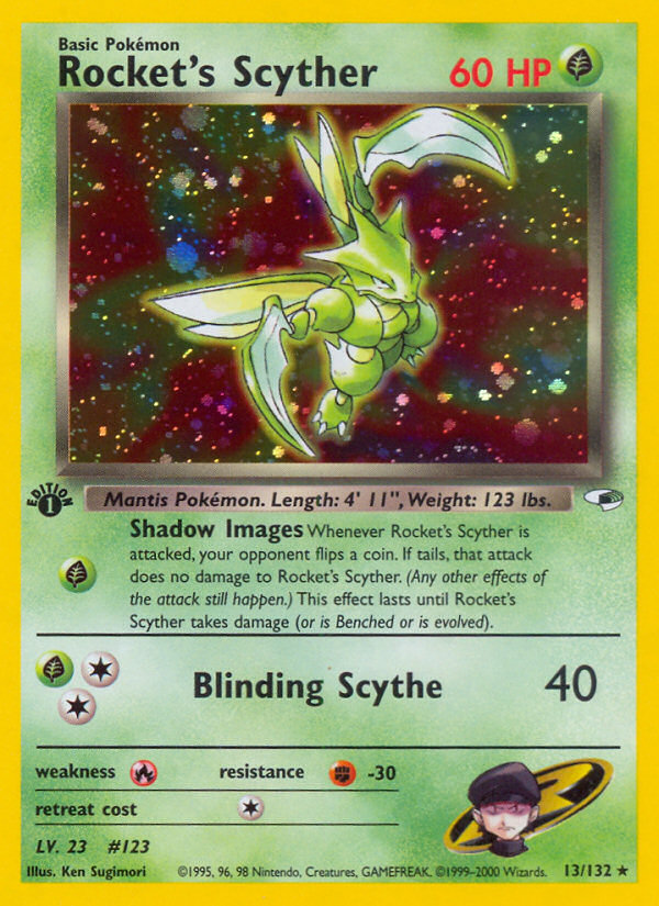 Rocket's Scyther 1st Edition