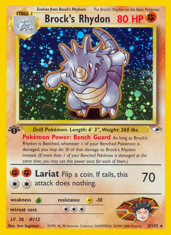 Brock's Rhydon 1st Edition