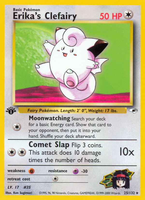 Erika's Clefairy 1st Edition