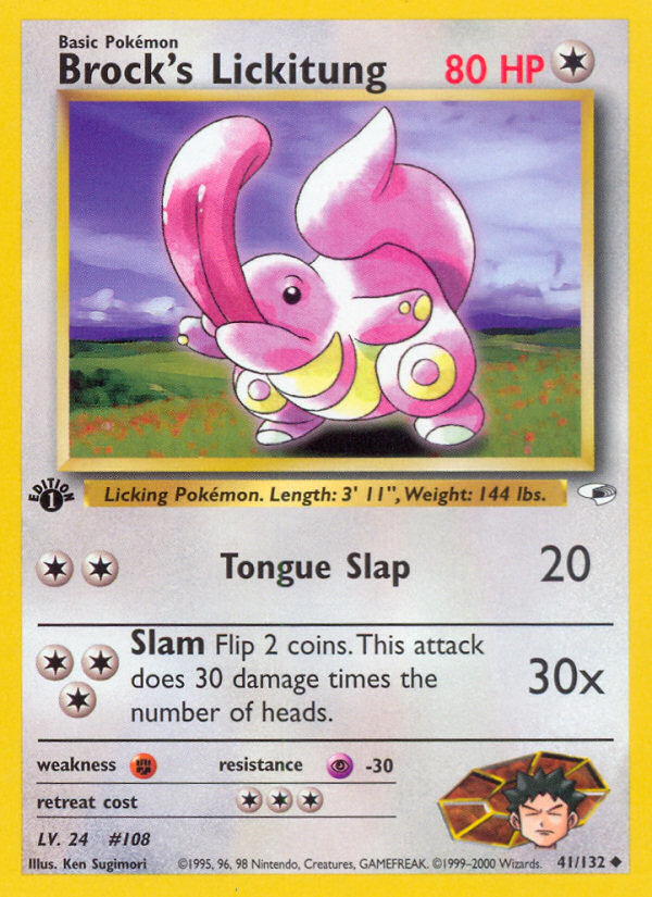 Brock's Lickitung 1st Edition