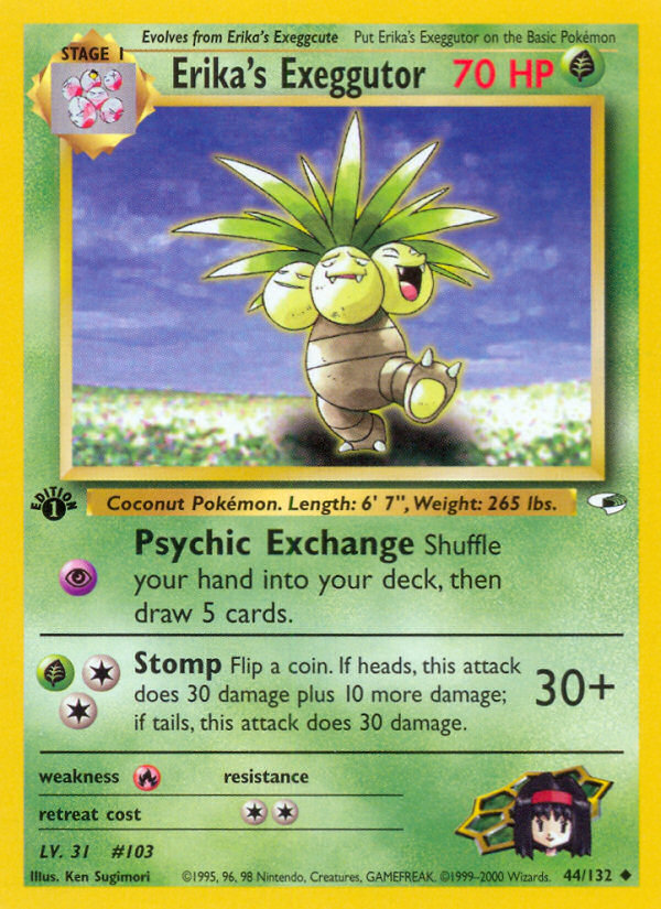 Erika's Exeggutor 1st Edition