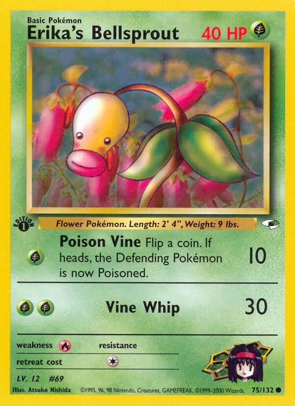 Erika's Bellsprout (Lv. 12) 1st Edition