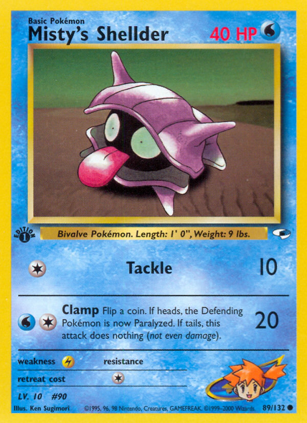 Misty's Shellder 1st Edition