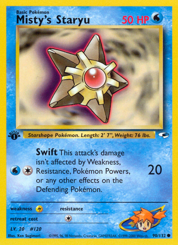 Misty's Staryu 1st Edition