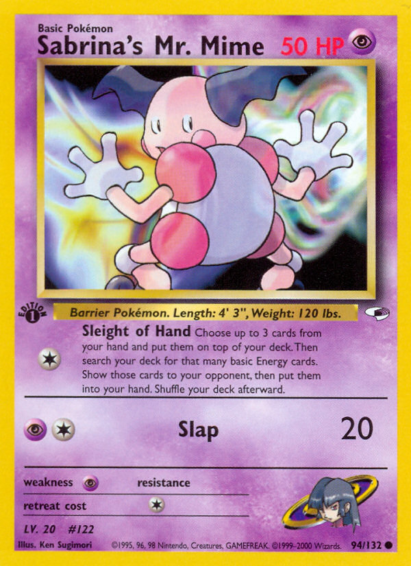 Sabrina's Mr. Mime 1st Edition