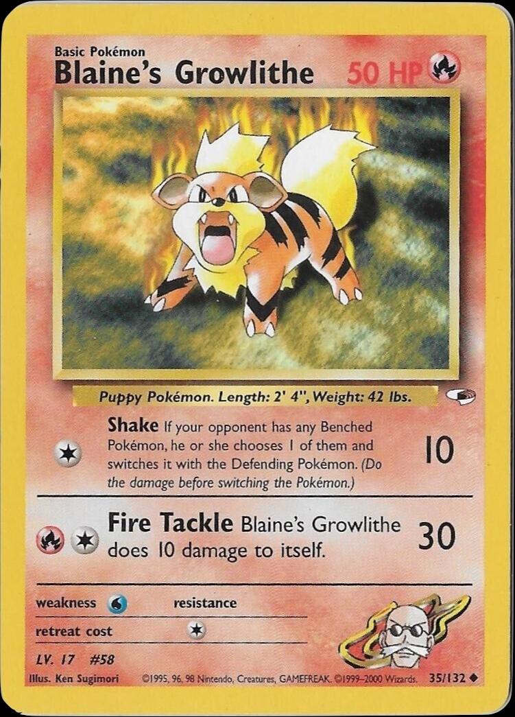 Blaine's Growlithe (Lv. 17) Unlimited