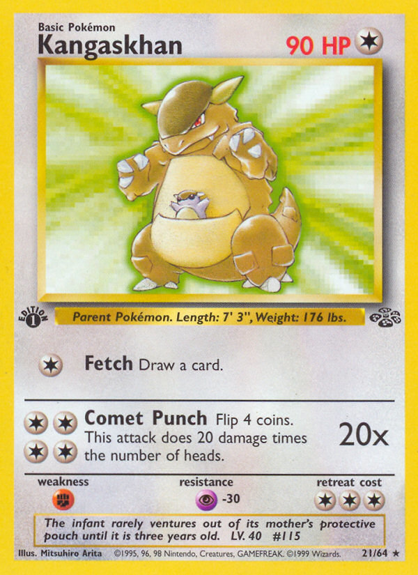 Kangaskhan 1st Edition