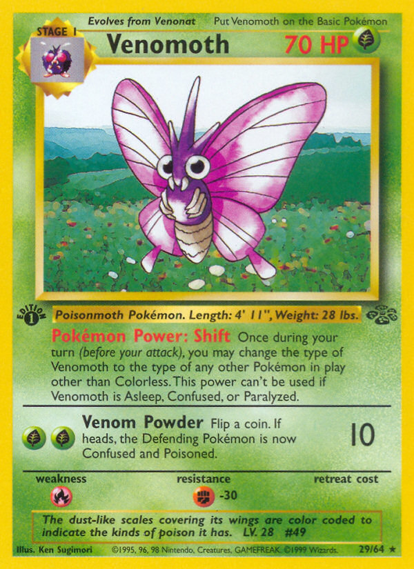 Venomoth 1st Edition