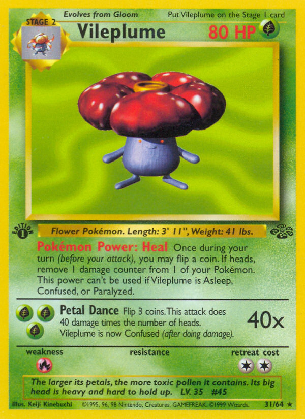Vileplume 1st Edition