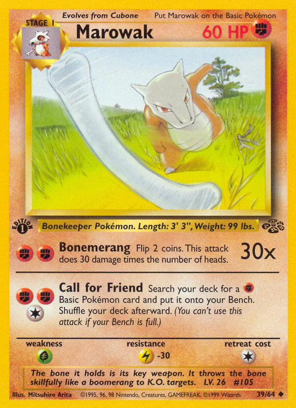 Marowak 1st Edition
