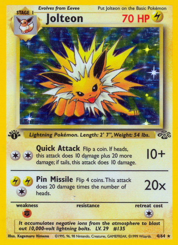 Jolteon 1st Edition