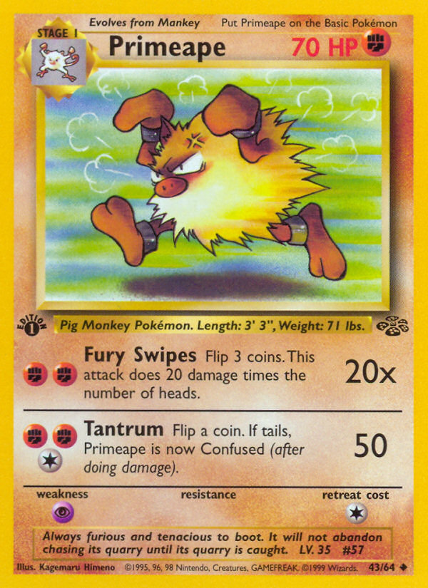 Primeape 1st Edition