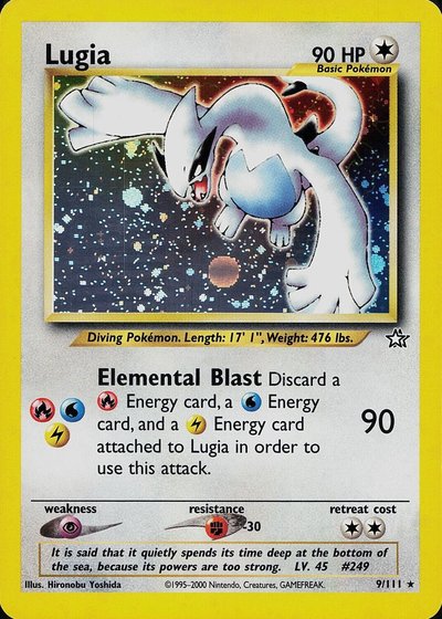 Lugia #9 - 2000 Pokémon Neo Genesis