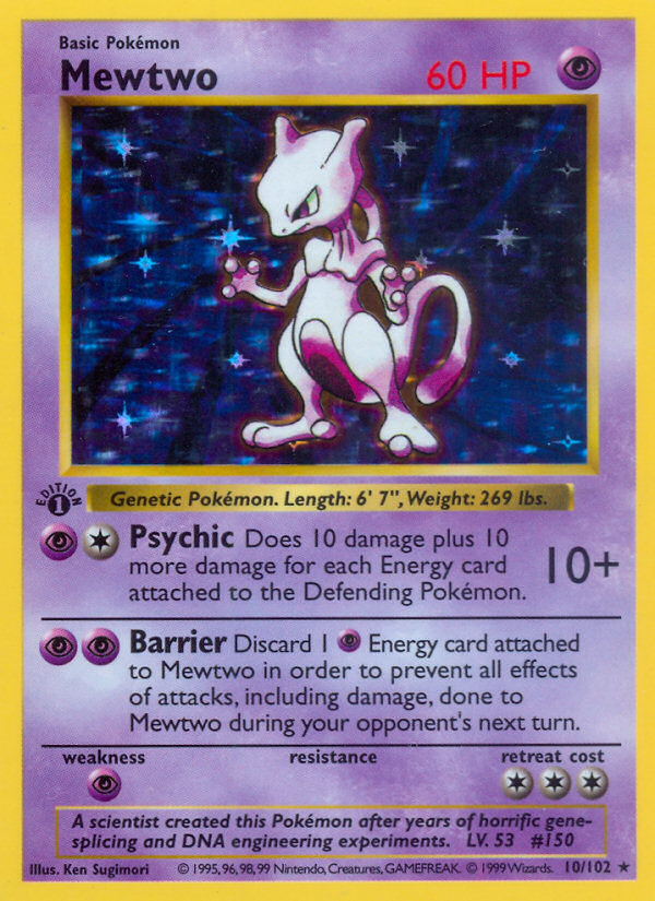 Mewtwo 1st Edition