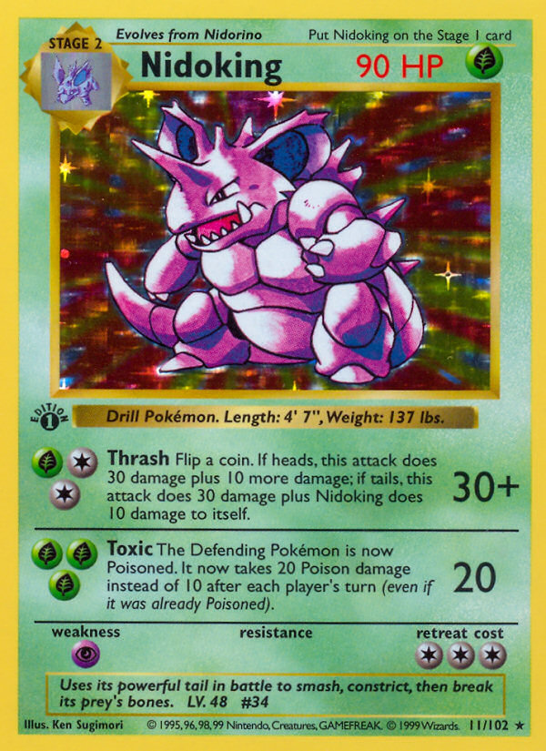 Nidoking 1st Edition