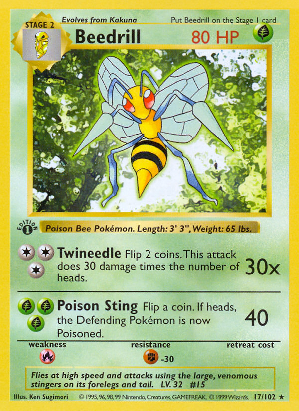 Beedrill 1st Edition