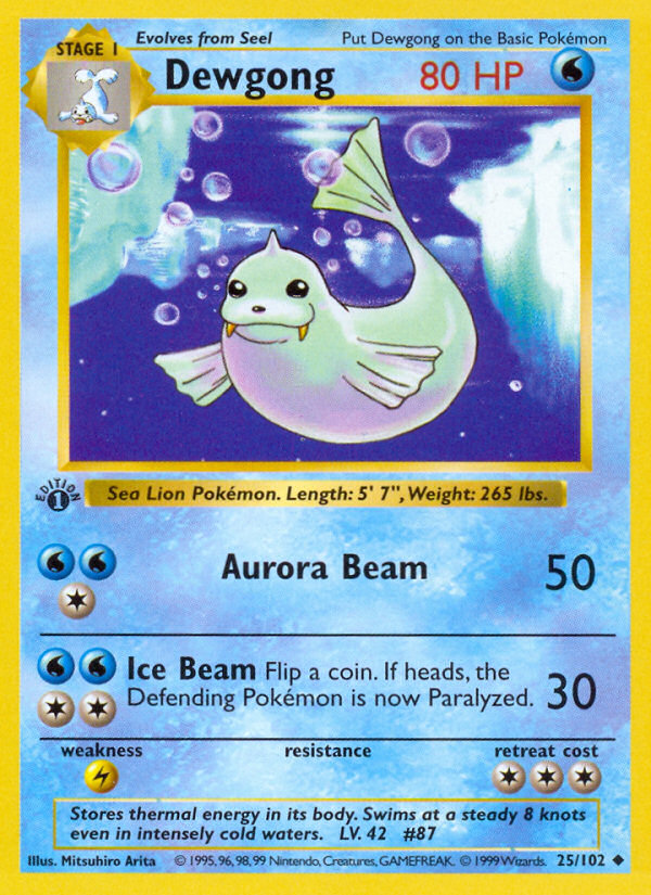 Dewgong 1st Edition