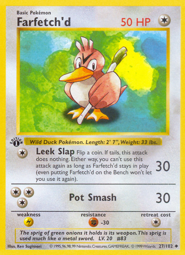 Farfetch'd 1st Edition