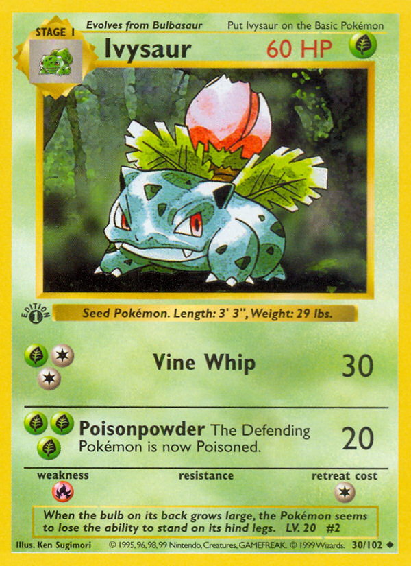 Ivysaur 1st Edition