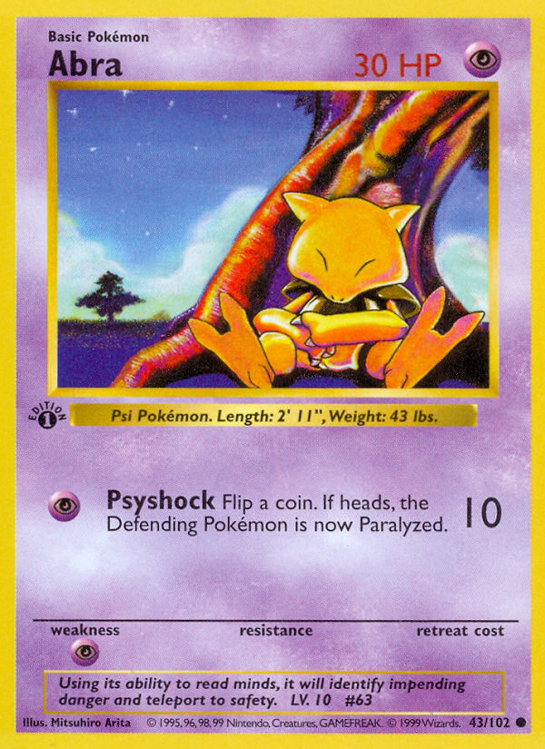 Abra 1st Edition