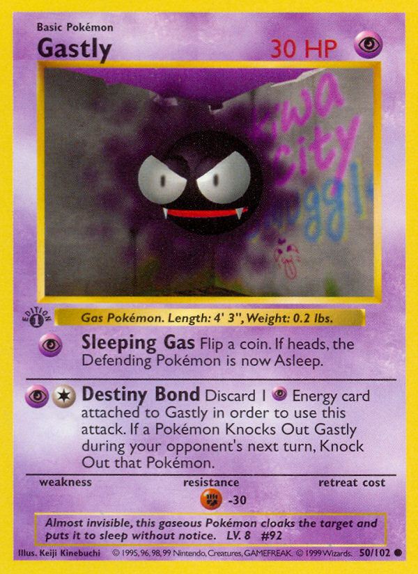 Gastly 1st Edition