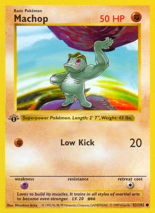 Machop 1st Edition